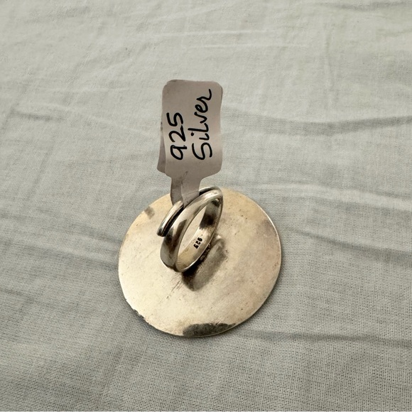 Antique 925 silver adjustable ring - Picture 4 of 4